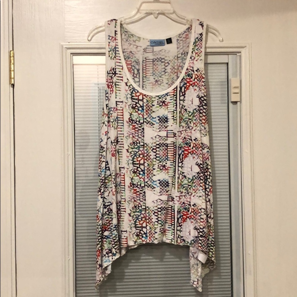 Cynthia Rowley asymmetrical tank top